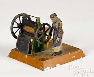 Falk printing press steam toy accessory