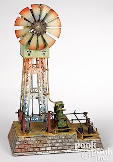 Doll & Cie tin windmill steam toy accessory