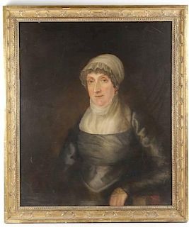 Irish School O/C, "Portrait of Jane", 19th C.