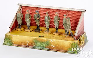 Doll & Cie soldiers at drill steam toy accessory
