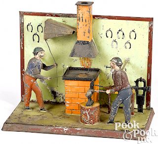 Becker blacksmith shop steam toy accessory