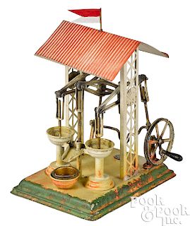 Plank pump station steam toy accessory