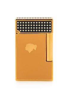 An S.T. Dupont Cohiba Limited Edition Line 2 Lacquered Pocket Lighter Height 2 1/2 inches.