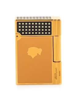 An S.T. Dupont Cohiba Limited Edition Gatsby Pocket Lighter Height 2 1/4 inches.