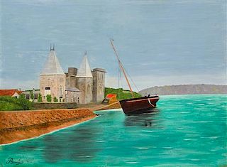 Camille Bombois, (French, 1883-1970), Sailboats