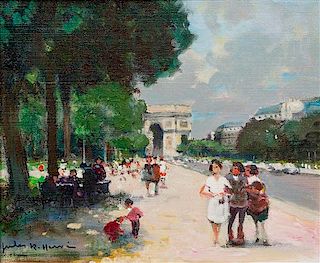 Jules-René Hervé, (French, 1887-1981), Untitled (Arc de Triomphe)