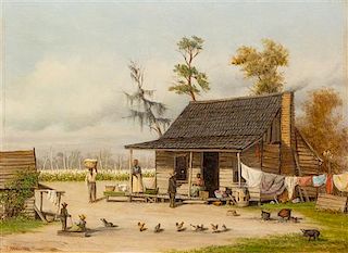 William Aiken Walker, (American, 1838-1921), Southern Homestead