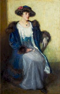 George Raab, (American, 1866-1943), Untitled (Portrait of a Lady)