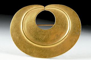 Quimbaya 19K Gold Nose Ring, 20.1 g
