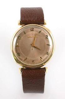 Men's Bulova Accutron 14k Gold Wristwatch