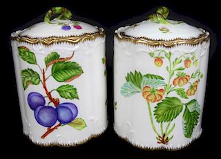 (2) Two Anna Weatherley Porcelain Cookie Jars