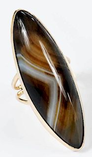 14kt. Agate Ring