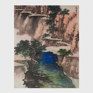 Xie Zhi Liu (1910-1997):  Landscape