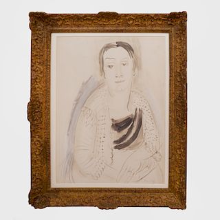 Raoul Dufy (1877-1953):  Portrait of Madame Raoul Dufy 