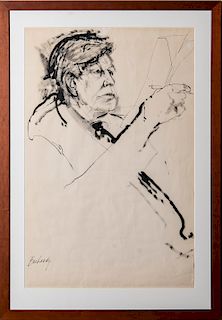 Don Bachardy (b. 1934): Portrait of W.H. Auden