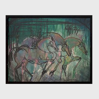Michael Mazur (1935-2009): Horses
