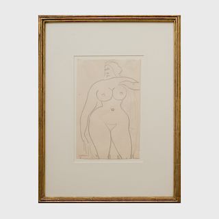 Gaston Lachaise (1882-1935): Standing Nude