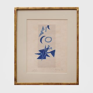 Georges Braque (1882-1963):  Untitled, from Tir à l'arc