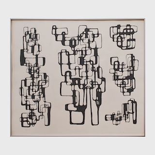 Ibram Lassaw (1913-2003): Untitled (Drawing for Sculpture)