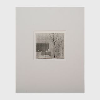 Arnold Newman (1918-2006): Tree and Wall