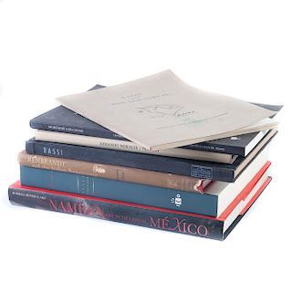 Lote de libros sobre José Luis Cuevas, Sofía Bassi y Rembrandt. Siglo XX. Marzo mes de José Luis Cuevas. Piezas: 7