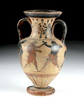 Attic Neck Amphora Boxers / Sphinxes - Mariani
