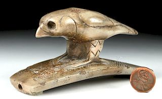 Published Hopewell Native American Stone Bird Pipe