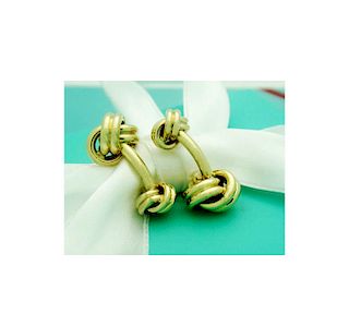 Tiffany & Co. 14k (585) Knot Cuff Links