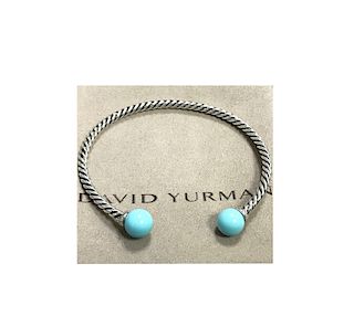 David Yurman 925 Sterling Silver Solari Turquoise &