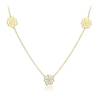 An 18K Gold Diamond Necklace