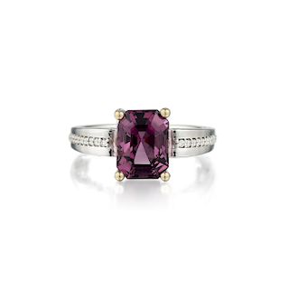 A 14K Gold Spinel Ring