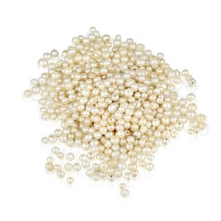 A Lot of Natural Pearls