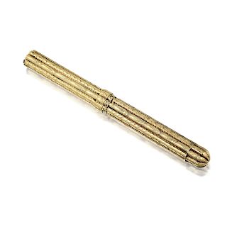 Antique 14K Gold Pencil and Fountain Pen