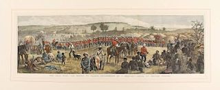 "The Zulu War: The March to Ulundi", 19th C. Engr.
