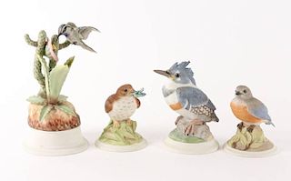 Group of 4 Boehm Bird Figurines