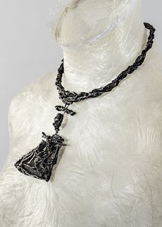 Necklace with changeable pendant, 1968