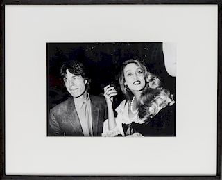 Press photo unique (Mick Jagger and Jerry Hall), 1991