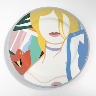 6 Rosenthal Artist Plates: 'Blonde Vivienne', 1985