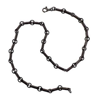 Gurhan Sterling Silver Link Necklace 