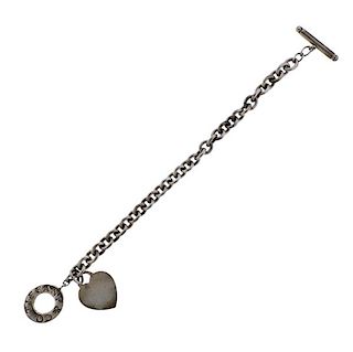 Tiffany &amp; Co Return To Sterling Silver Bracelet 