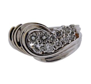 Jose Hess 18k Gold Diamond Ring 