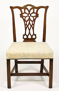 18th Century Chippendale Mahogany Side Chair