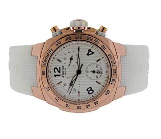 Alpina Avalanche Rose Gold Plated Chronograph Watch 