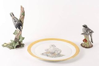 Collection of 3 Boehm Porcelain Items
