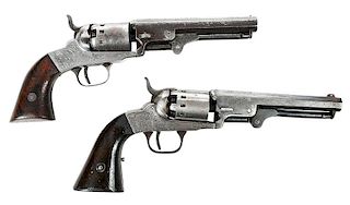 Two Civil War Era Manhattan Pocket Model Pistols
