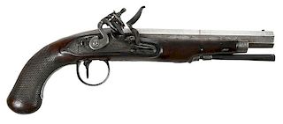 Georgian Reddell Flintlock Pistol