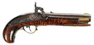 H and J Kirkman and Co. Percussion Pistol