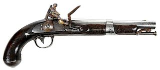 American Evans Model 1826 Navy Flintlock Pistol