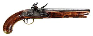 Georgian Stratham Flintlock Pistol