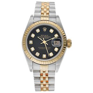ROLEX OYSTER PERPETUAL DATEJUST REF. 79193, CA. 2002 wristwatch.